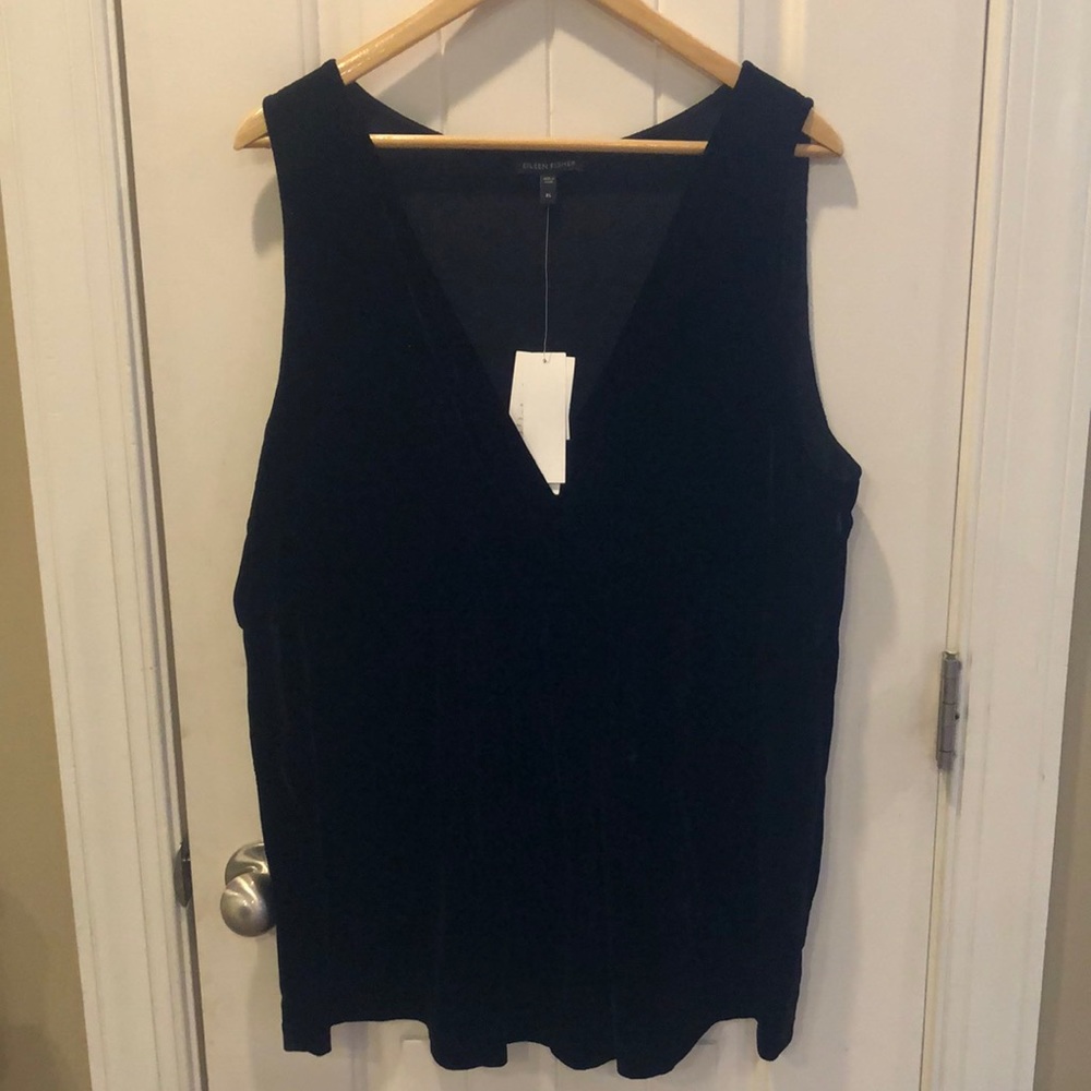 NWT Eileen Fisher velvet tunic
